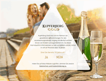 Tablet Screenshot of kupferberg.de